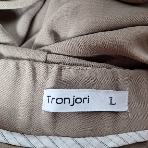 Tron Jori Women's Palazzo Pants Flare Leg Gray Size Large - Picture 4 of 6